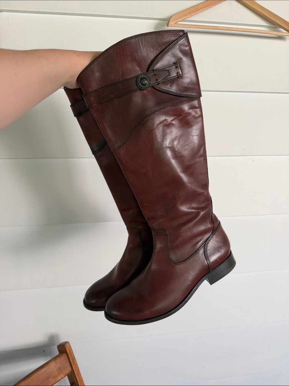 Frye Molly Button Tall Boots